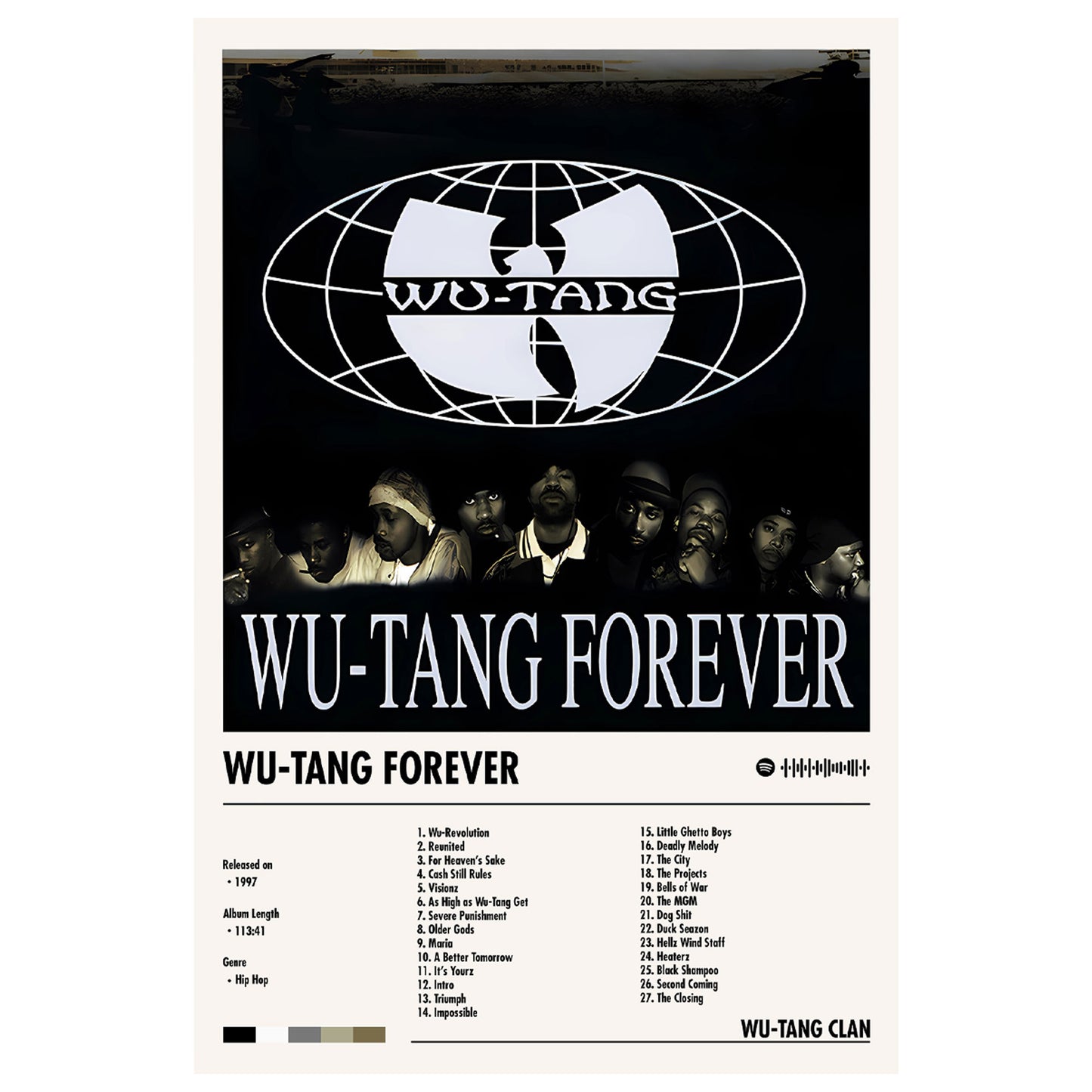 Wu-Tang Clan Album Decor Poster (Digital Download)
