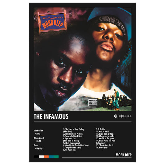 Mobb Deep "The Infamous" Album Decor Poster (Digital Download)