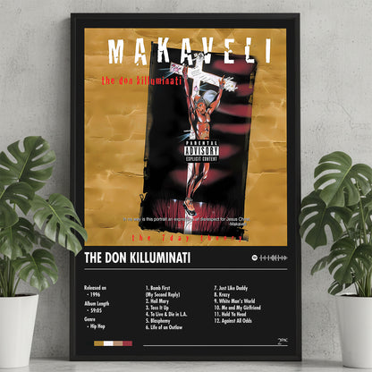 2Pac "Makaveli" Album Decor Poster (Digital Download)