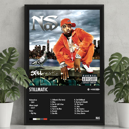 Nas "Stillmatic" Album Decor Poster (Digital Download)