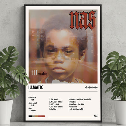 Nas "Illmatic" Album Decor Poster (Digital Download)