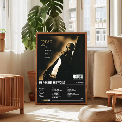 2Pac "Me Against The World" Album Decor Poster (Digital Download)