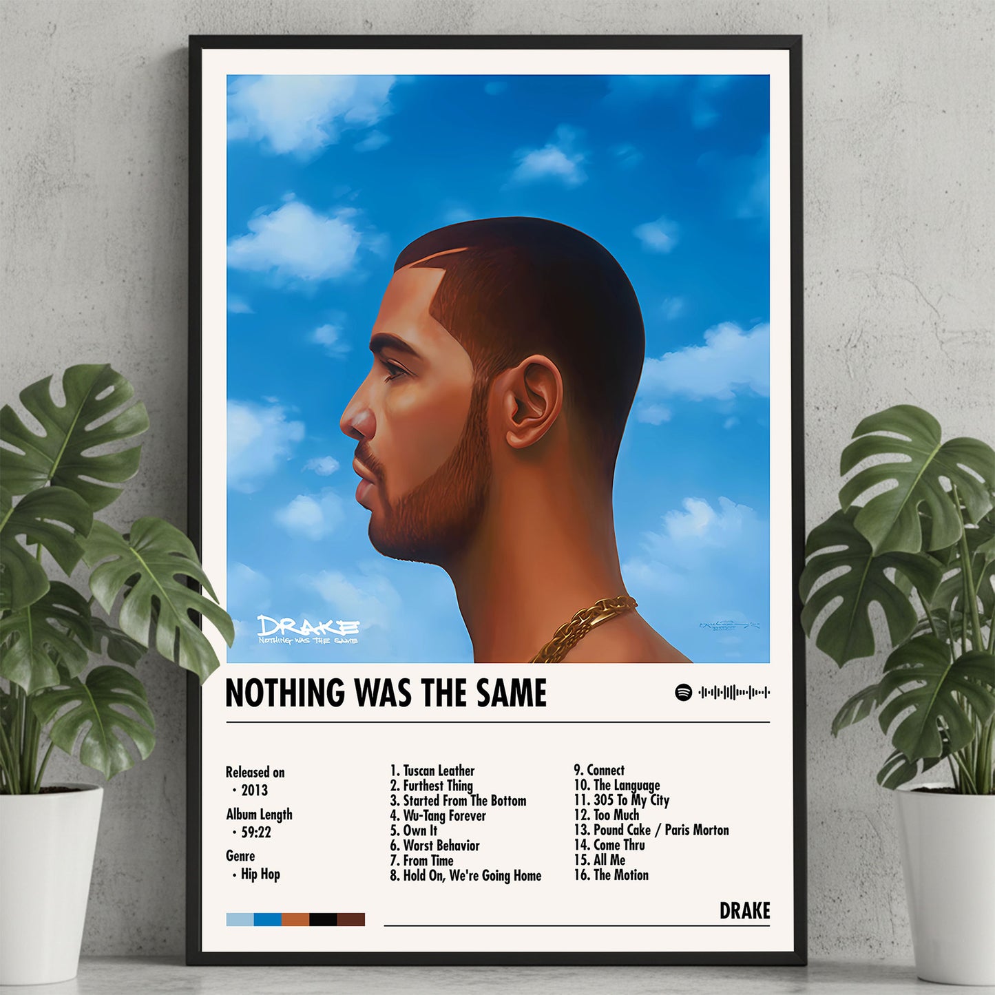 Drake "Nothing Was The Same" Album Decor Poster (Digital Download)