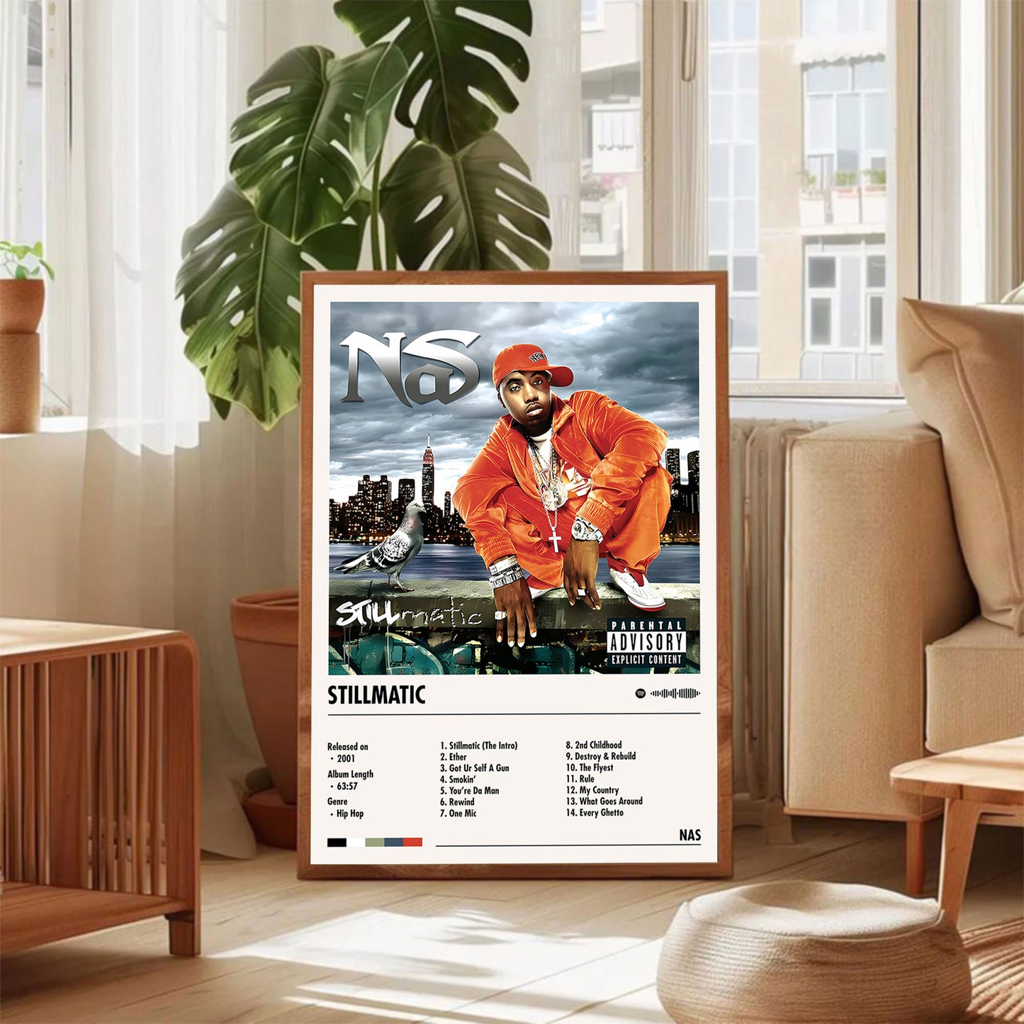 Nas "Stillmatic" Album Decor Poster (Digital Download)