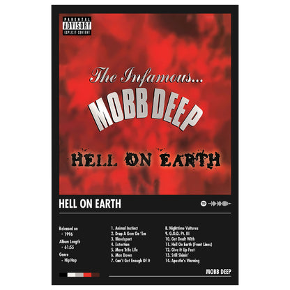 Mobb Deep "Hell on Earth" Album Decor Poster (Digital Download)