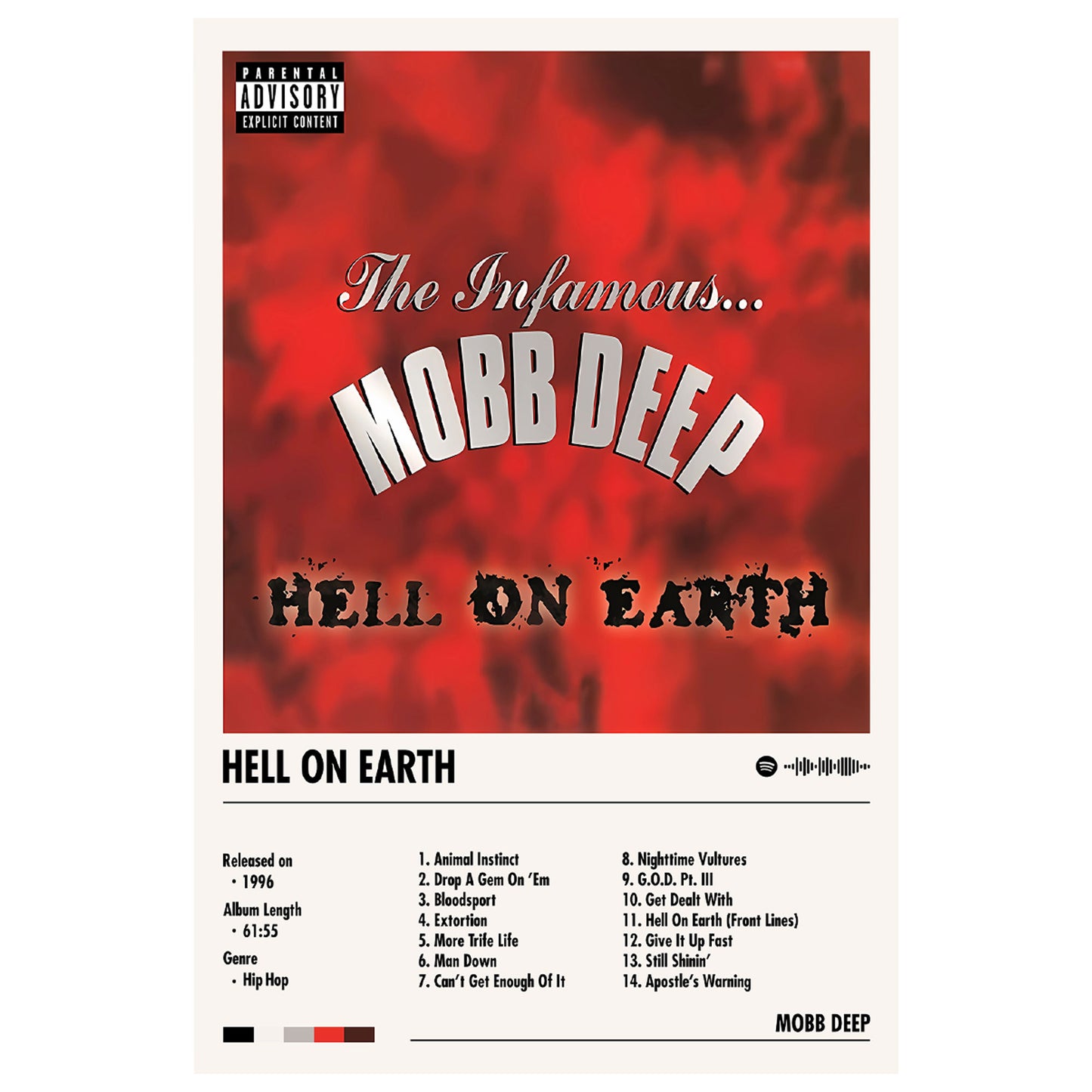 Mobb Deep "Hell on Earth" Album Decor Poster (Digital Download)