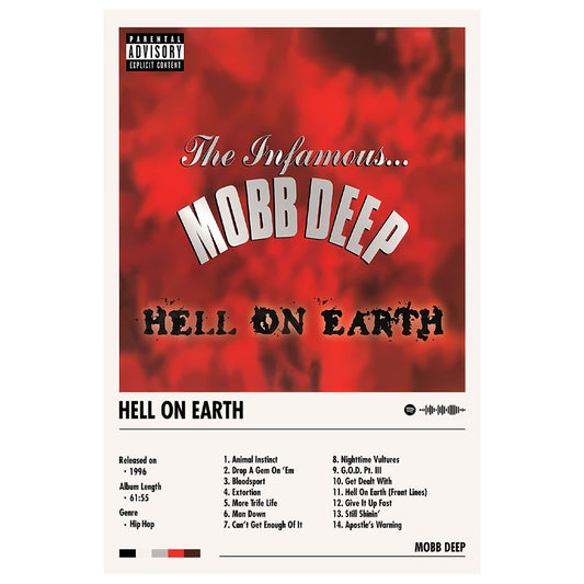 Mobb Deep "Hell on Earth" Album Decor Poster (Digital Download)