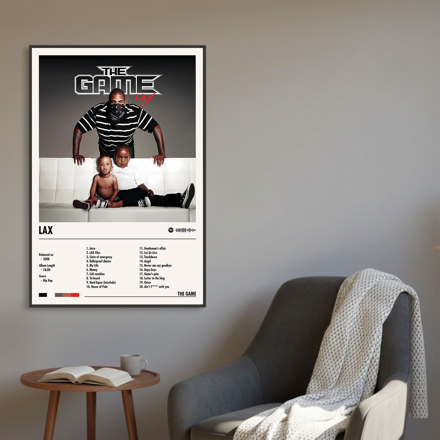 The Game "LAX" Album Decor Poster (Digital Download)