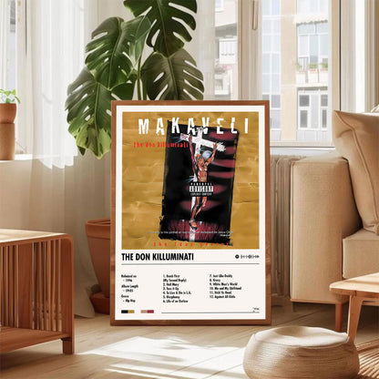 2Pac Makaveli Album Decor Poster (Digital Download)