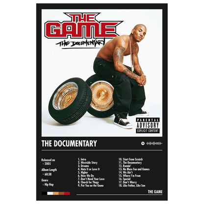 The Game "The Documentary" Album Decor Poster (Digital Download)