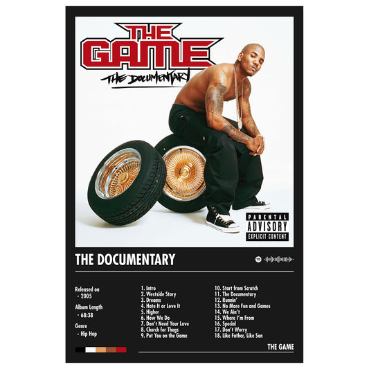 The Game "The Documentary" Album Decor Poster (Digital Download)