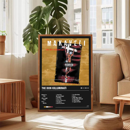 2Pac "Makaveli" Album Decor Poster (Digital Download)