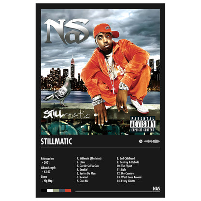 Nas "Stillmatic" Album Decor Poster (Digital Download)