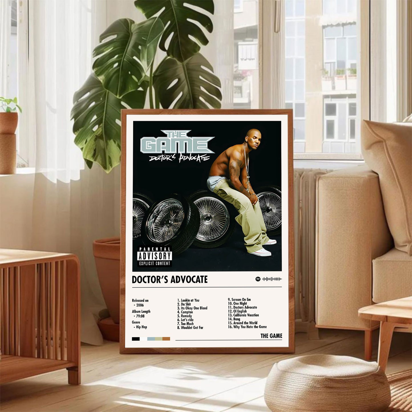 The Game "Doctor's Advocate" Album Decor Poster (Digital Download)