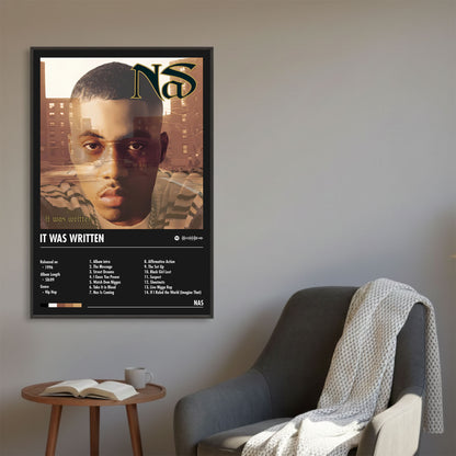 Nas "It Was Written" Album Decor Poster (Digital Download)