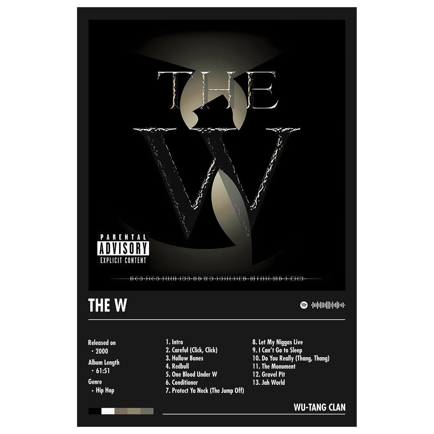 Wu-Tang Clan Album Decor Poster (Digital Download)
