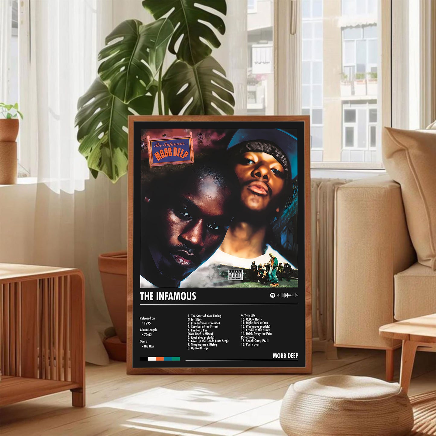 Mobb Deep "The Infamous" Album Decor Poster (Digital Download)