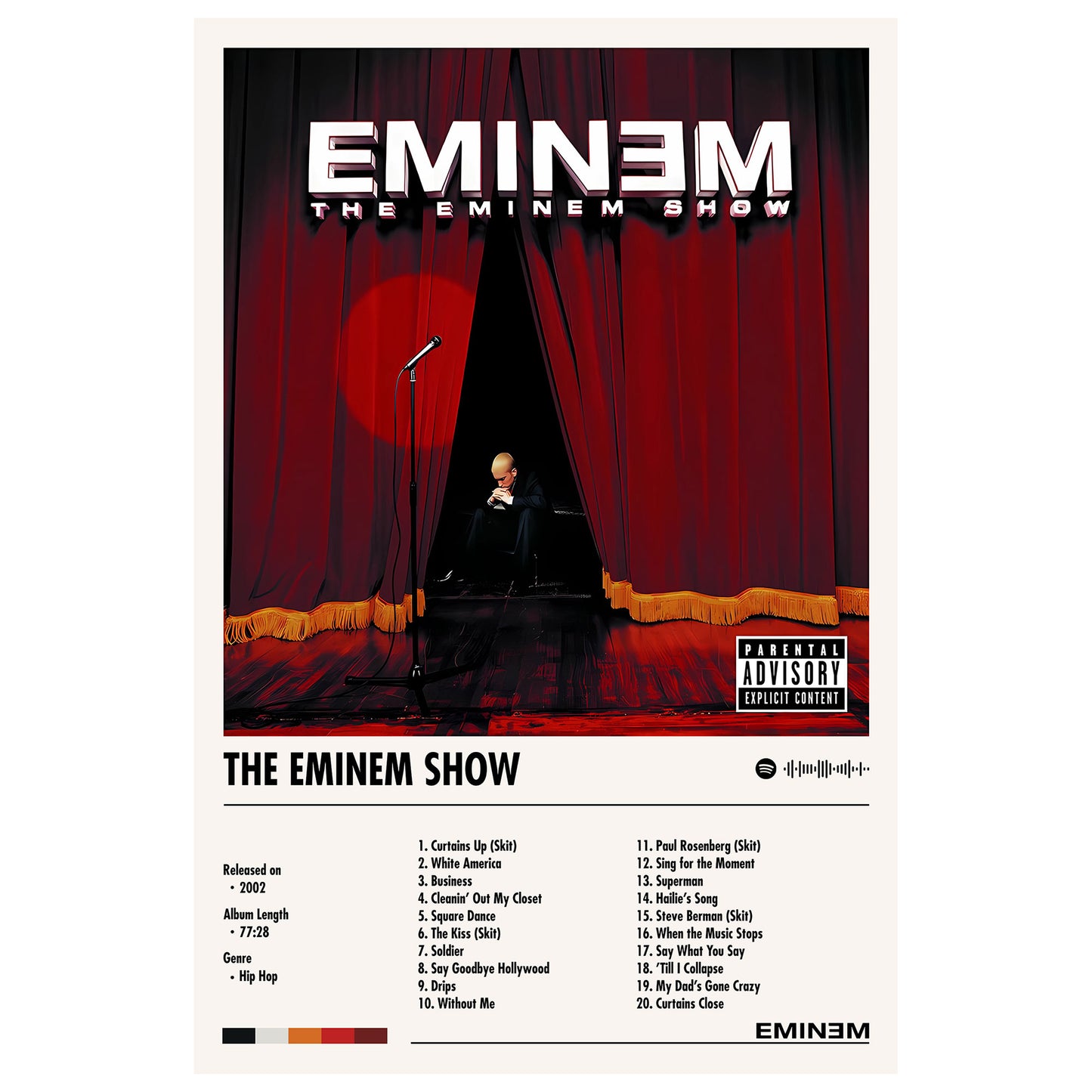 Eminem "The Eminem Show" Album Decor Poster (Digital Download)