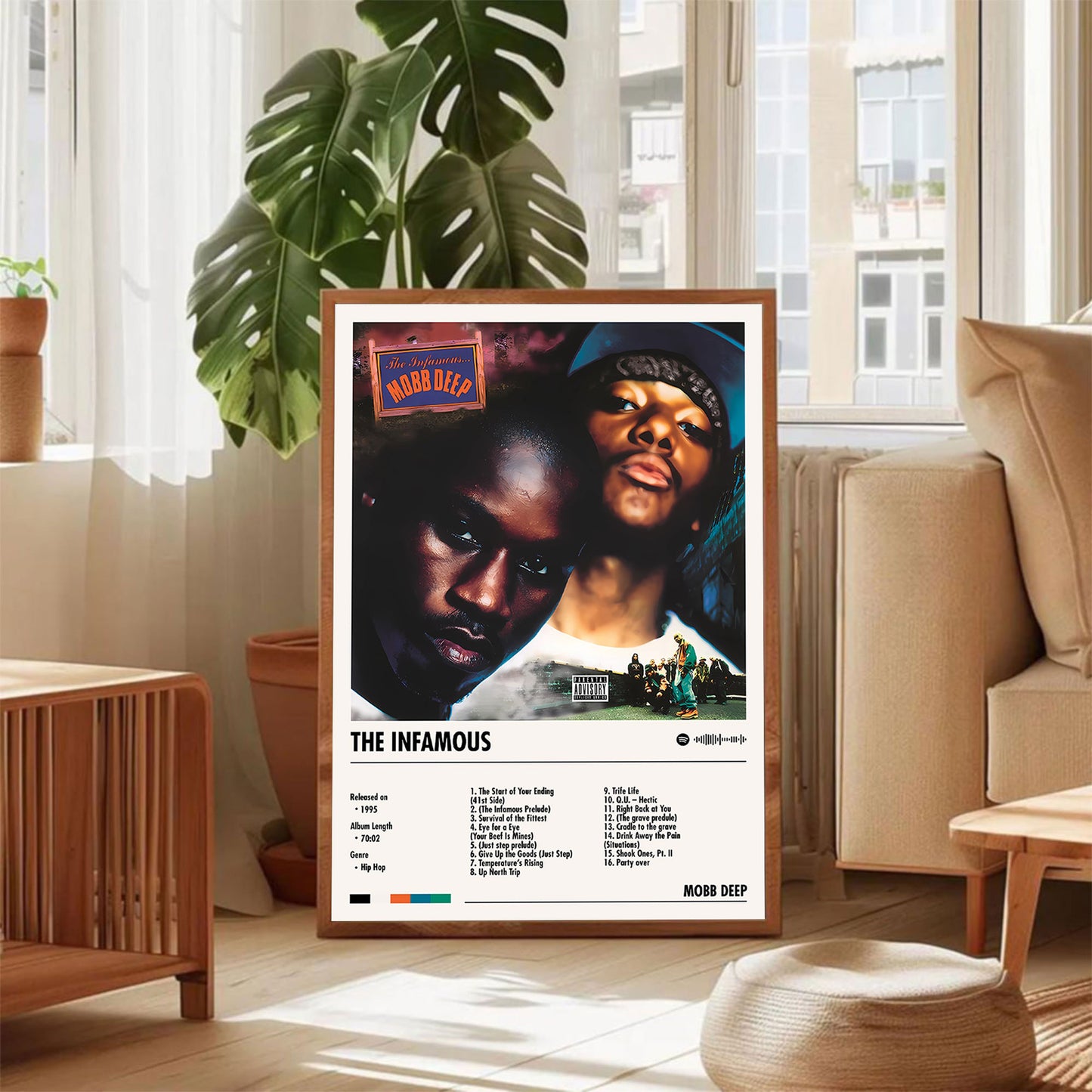 Mobb Deep "The Infamous" Album Decor Poster (Digital Download)