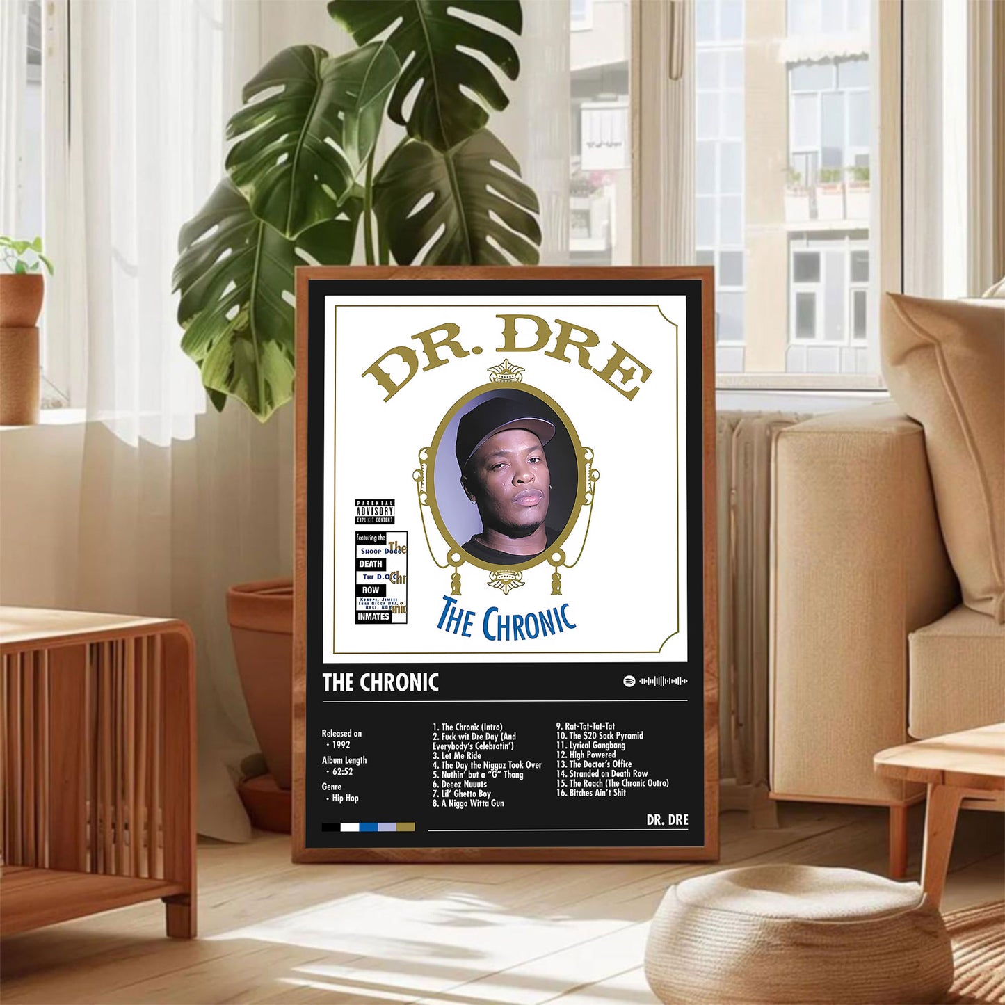 Dr. Dre "The Chronic" Album Decor Poster (Digital Download)