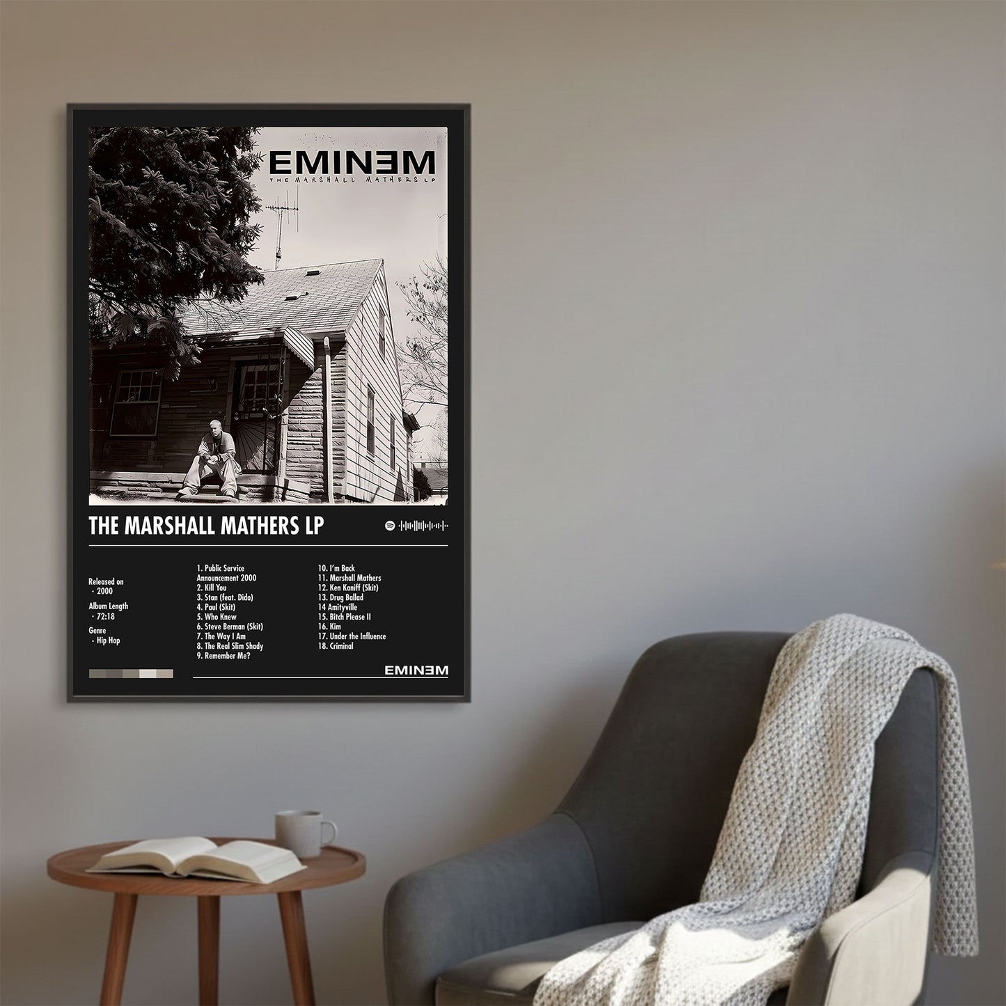 Eminem "The Marshall Mathers LP" Album Decor Poster (Digital Download)