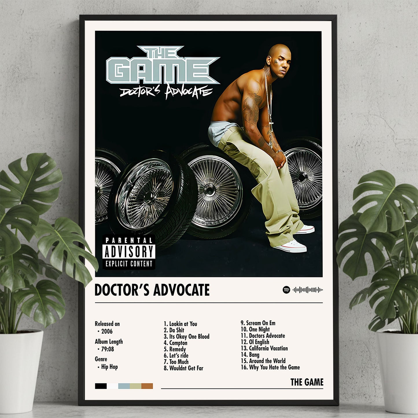 The Game "Doctor's Advocate" Album Decor Poster (Digital Download)