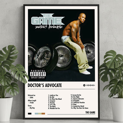 The Game "Doctor's Advocate" Album Decor Poster (Digital Download)