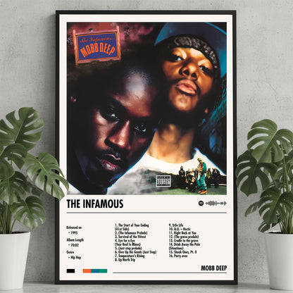 Mobb Deep "The Infamous" Album Decor Poster (Digital Download)