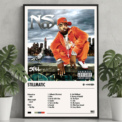 Nas "Stillmatic" Album Decor Poster (Digital Download)