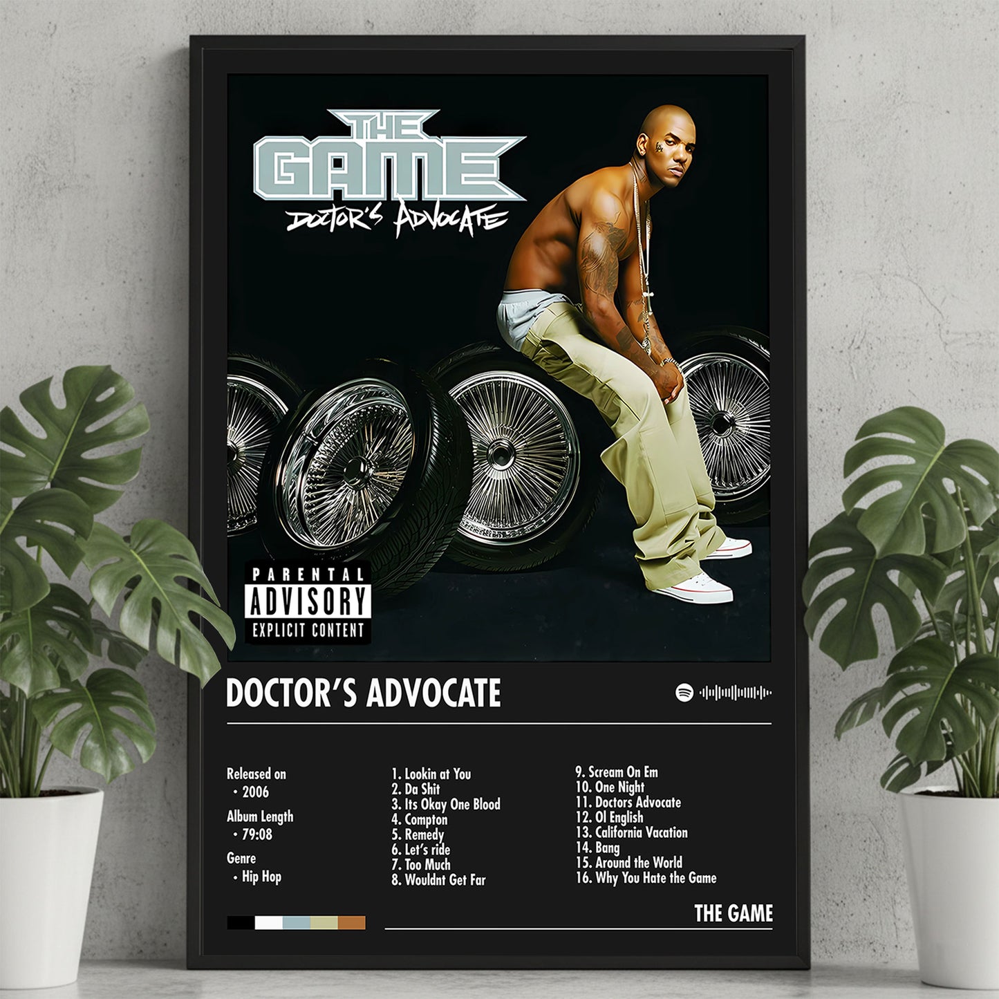 The Game "Doctor's Advocate" Album Decor Poster (Digital Download)