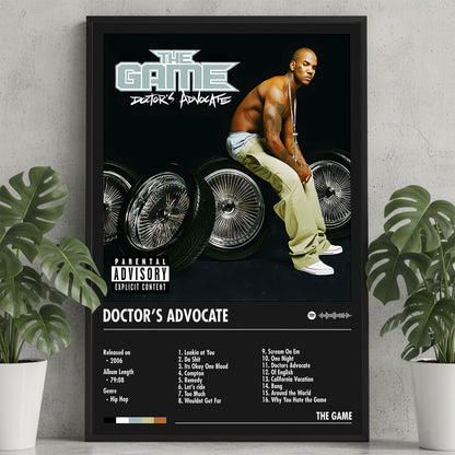 The Game "Doctor's Advocate" Album Decor Poster (Digital Download)