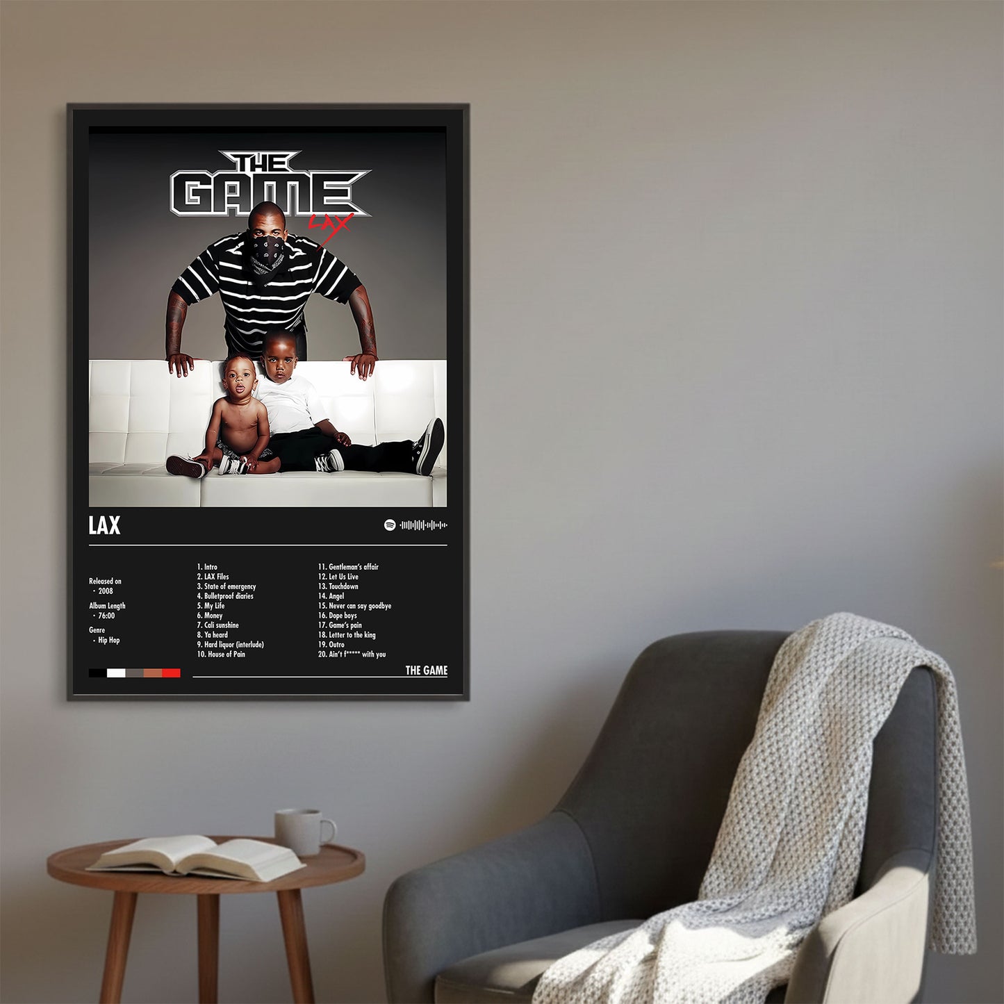 The Game "LAX" Album Decor Poster (Digital Download)