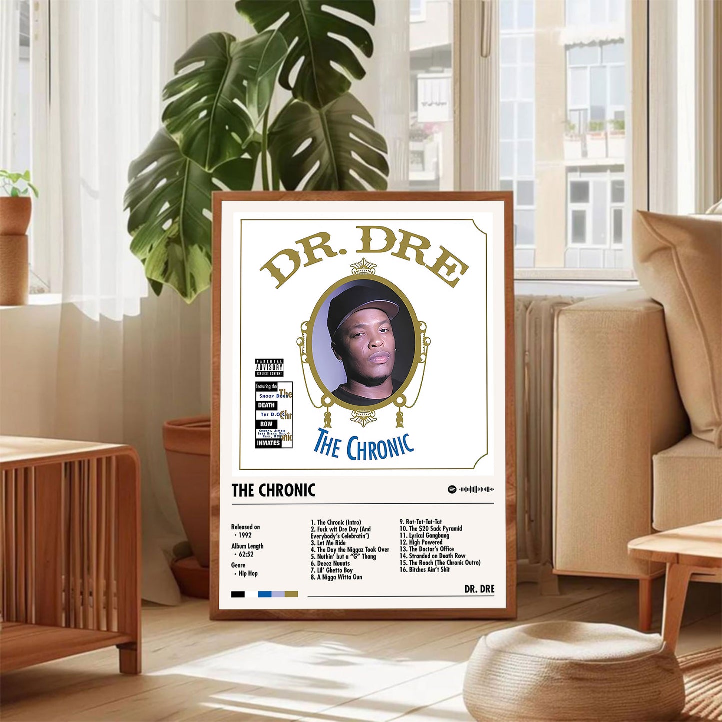 Dr. Dre "The Chronic" Album Decor Poster (Digital Download)