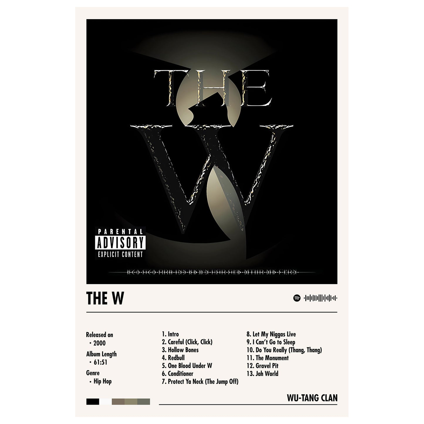 Wu-Tang Clan Album Decor Poster (Digital Download)