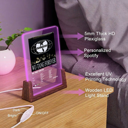 Wu-Tang Clan Album Decor Acrylic LED Frame