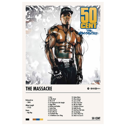 50 Cent "The Massacre" Album Decor Poster (Digital Download)