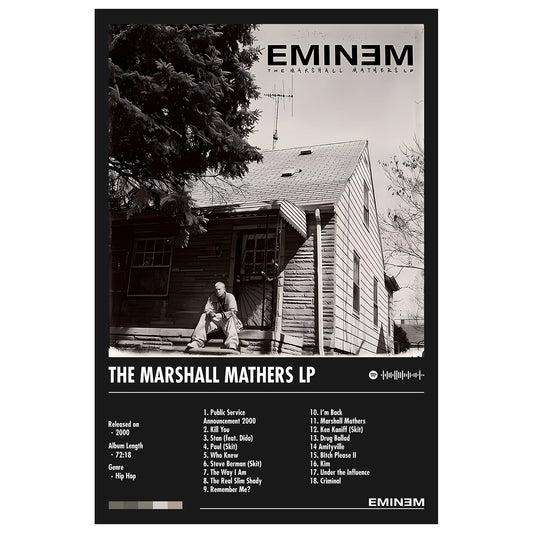 Eminem "The Marshall Mathers LP" Album Decor Poster (Digital Download)