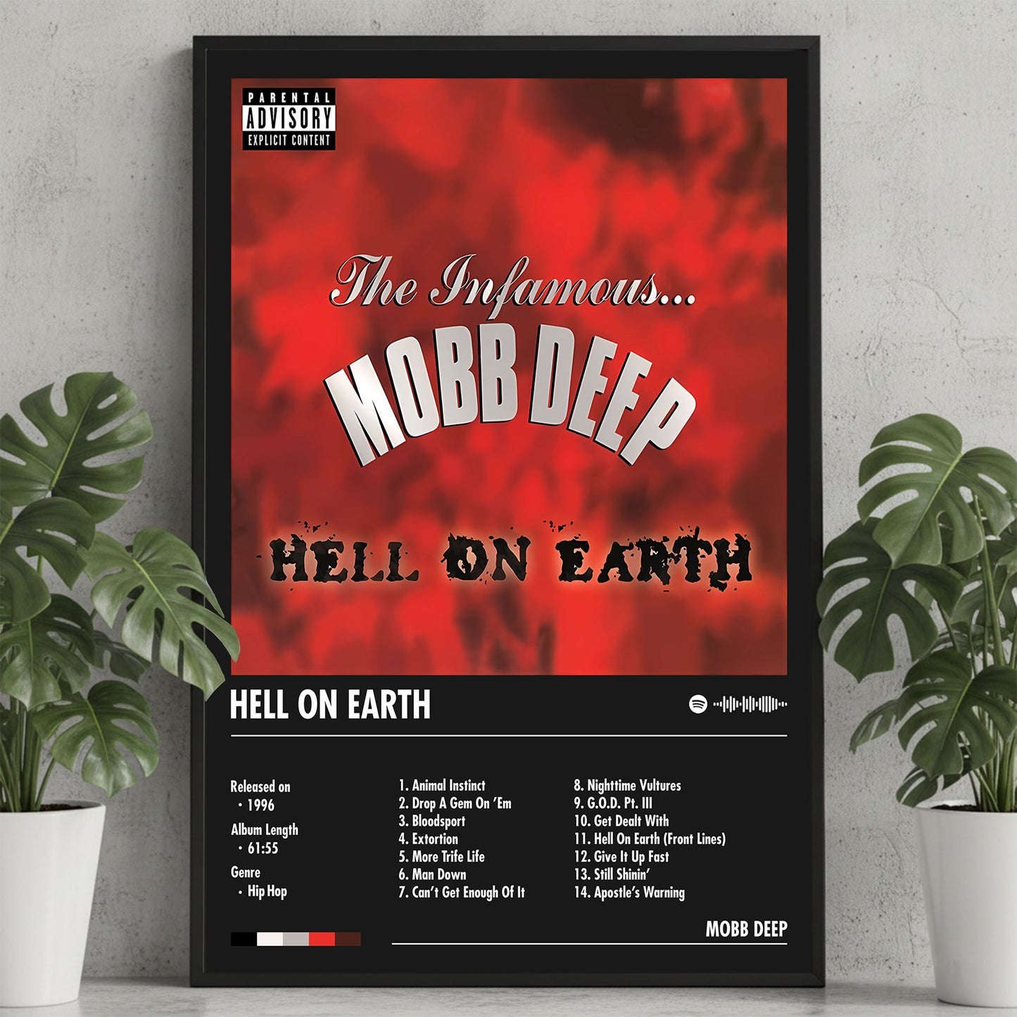 Mobb Deep "Hell on Earth" Album Decor Poster (Digital Download)