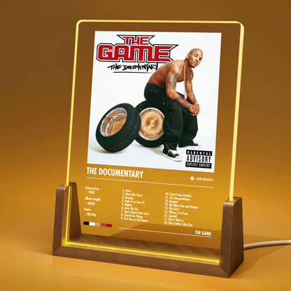 The Game "The Documentary" Album Decor Acrylic LED Frame