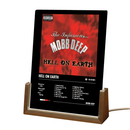 Mobb Deep "Hell on Earth" Album Decor Acrylic LED Frame