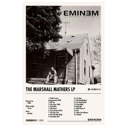 Eminem  "The Marshall Mathers LP" Album Decor Poster (Digital Download)