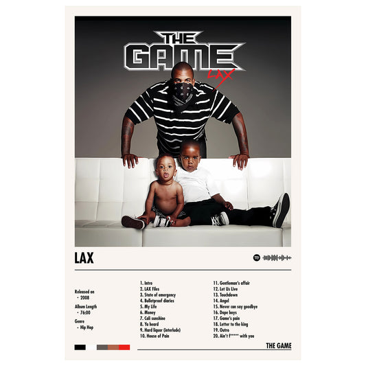 The Game "LAX" Album Decor Poster (Digital Download)