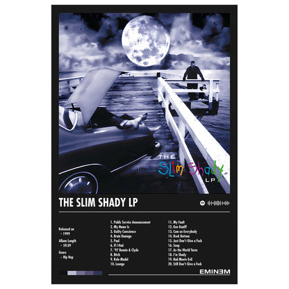 Eminem "Slim Shady LP" Album Decor Poster (Digital Download)