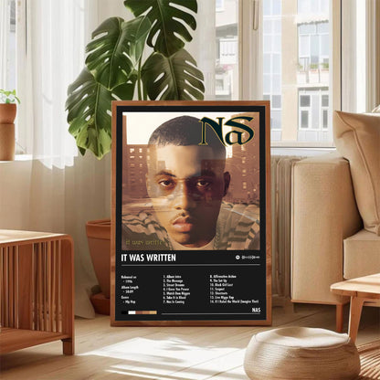Nas "It Was Written" Album Decor Poster (Digital Download)