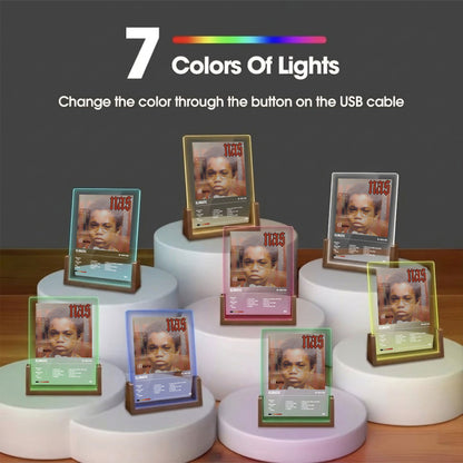 Nas "Illmatic" Album Decor Acrylic LED Frame