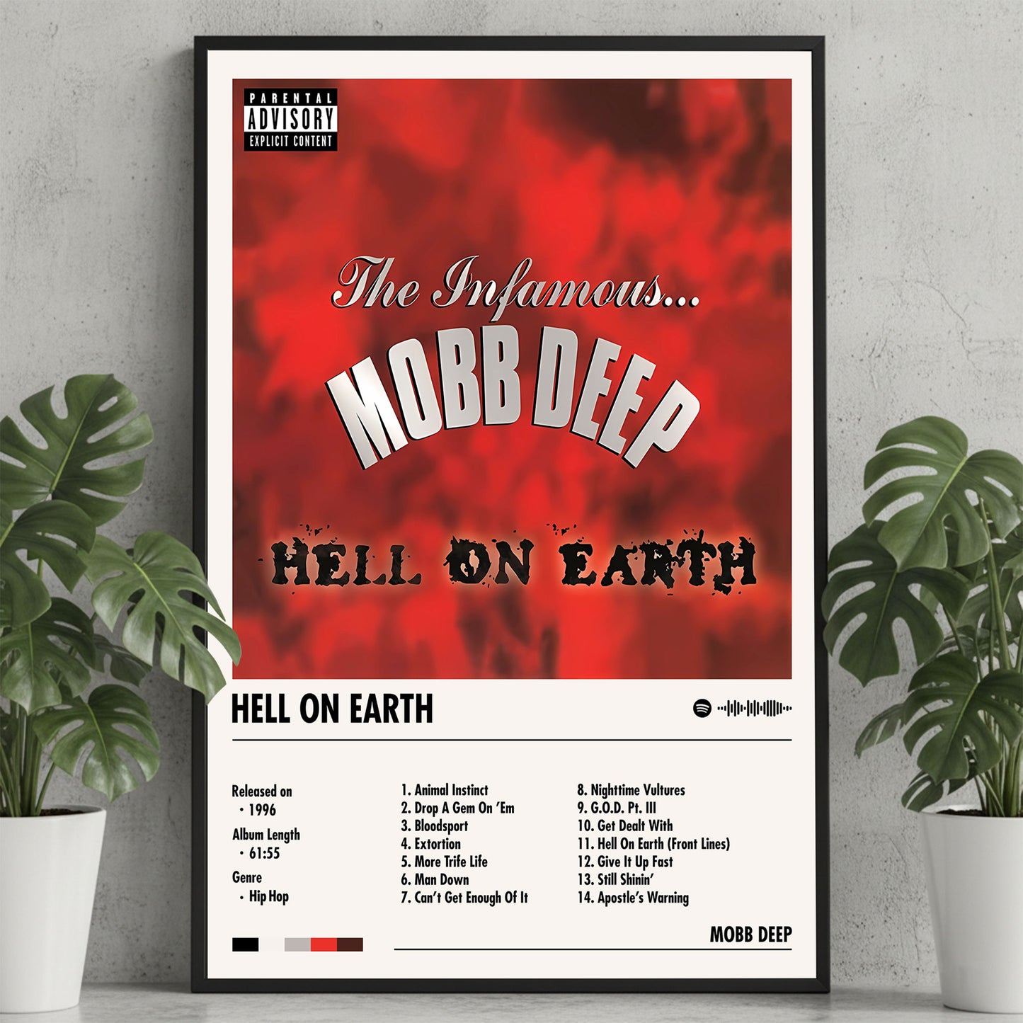 Mobb Deep "Hell on Earth" Album Decor Poster (Digital Download)