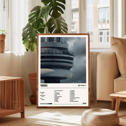 Drake "Views" Album Decor Poster (Digital Download)