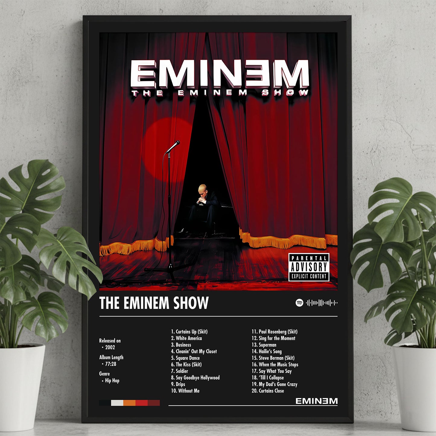 Eminem "The Eminem Show" Album Decor Poster (Digital Download)