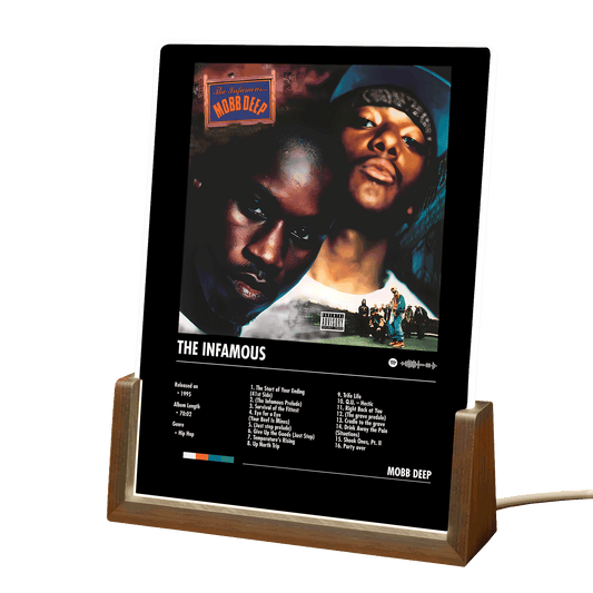 Mobb Deep "The Infamous" Album Decor Acrylic LED Frame