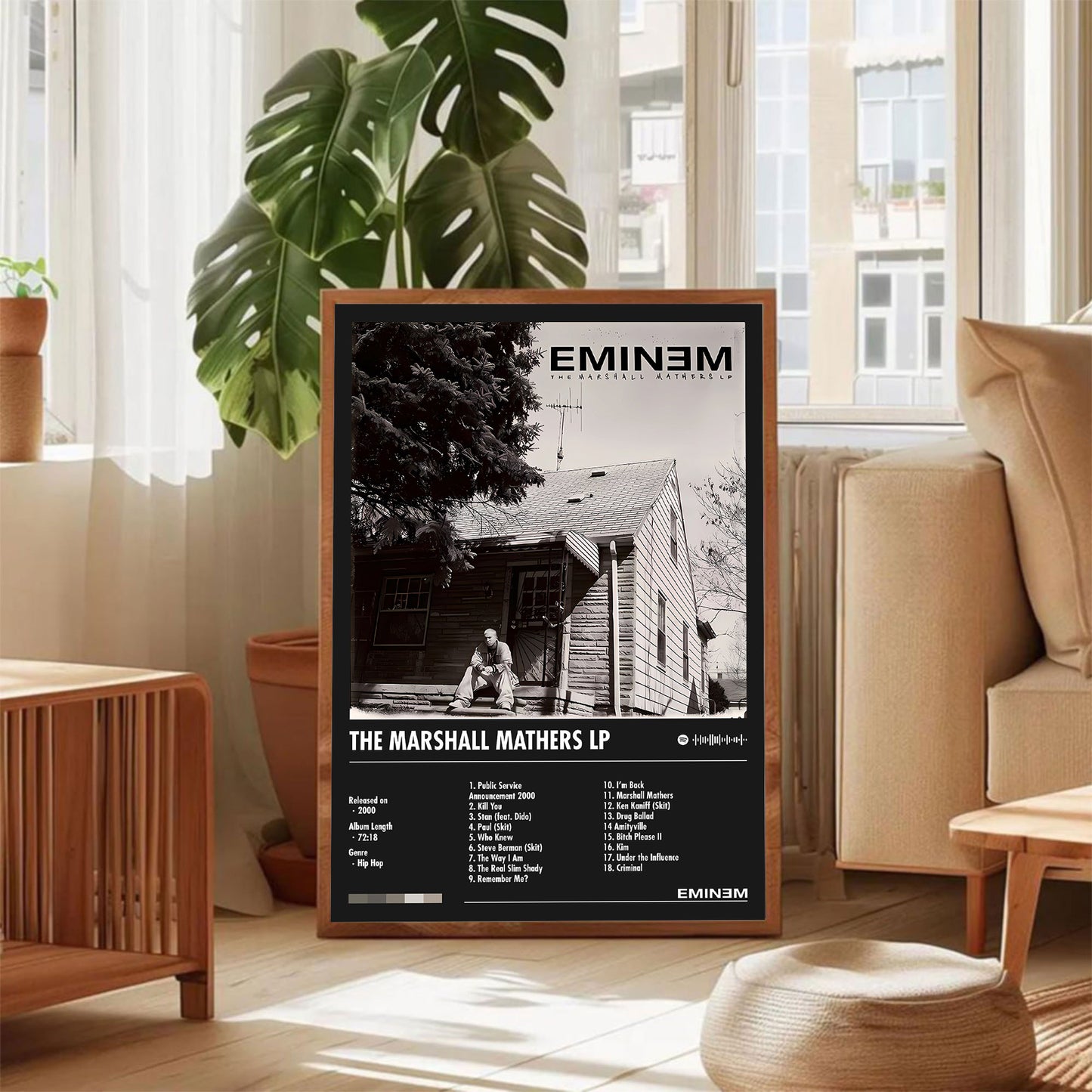 Eminem "The Marshall Mathers LP" Album Decor Poster (Digital Download)
